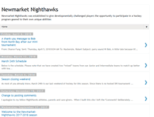 Tablet Screenshot of newmarket-nighthawks.com